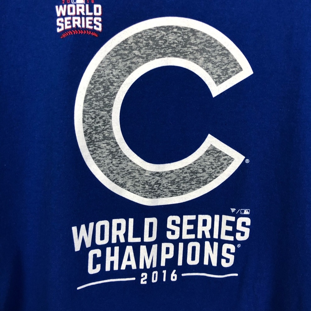 Women’s V-neck 2016 Cubs World Series Tee - Picture 4 of 5